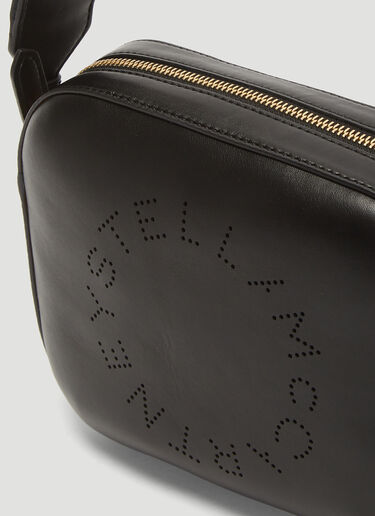 Stella Logo Shoulder Bag Stella McCartney Stella Logo Shoulder Bag Black stm0235022