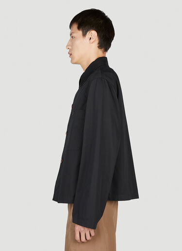 Lemaire Military Overshirt Black lem0152002