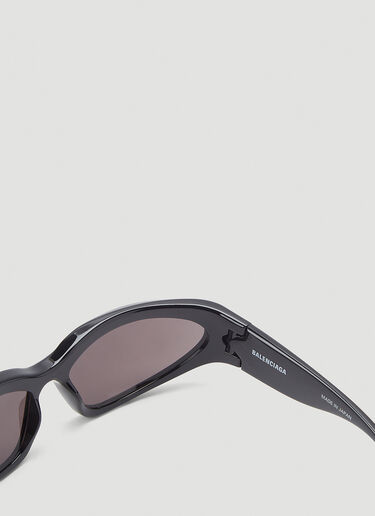 Balenciaga Swift Oval Sunglasses Black bcs0353003