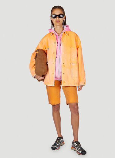 NOTSONORMAL Washed Chore Jacket Orange nsm0351001