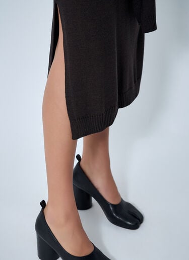 Trompe L’Oeil Midi Skirt Lemaire Trompe L’Oeil Midi Skirt Brown lem0262009