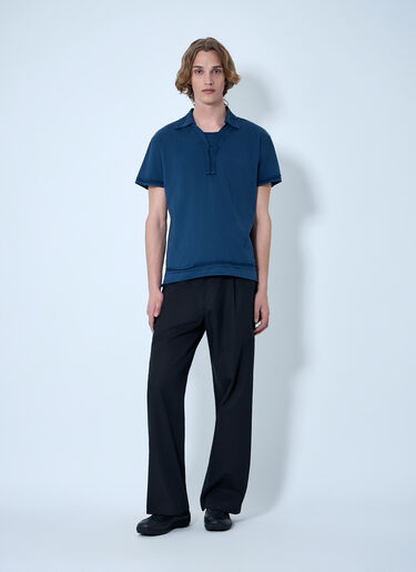 Kiko Kostadinov Otak Polo Shirt Blue kko0164007