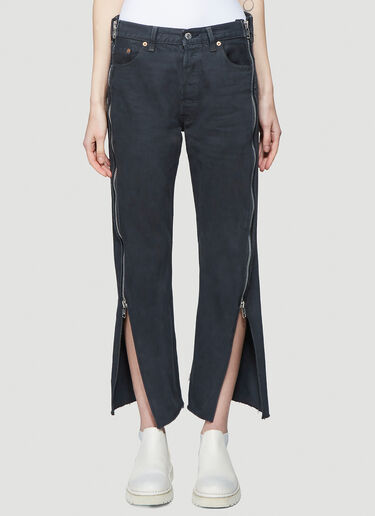 Bonum Side-Zip Jeans Black bon0338012