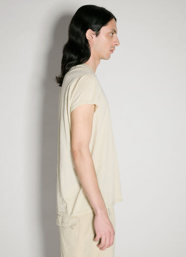 Rick Owens DRKSHDW スモール レベル Tシャツ クリーム drk0156015