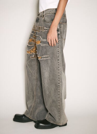 Y/Project Evergreen Paris' Best Patch Jeans Grey ypr0358008
