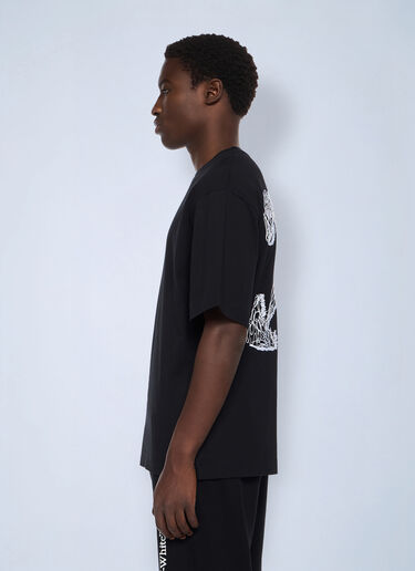 Scribble Arrow Skate Logo T-Shirt Off-White Scribble Arrow Skate Logo T-Shirt Black ofw0162009