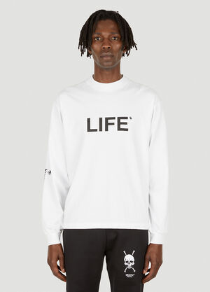 Death Cigarettes Life Long Sleeve T-Shirt White dec0146014