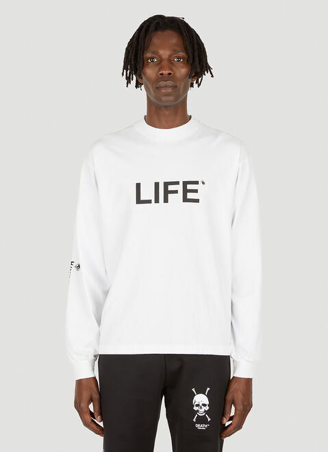 Death Cigarettes Life Long Sleeve T-Shirt Black dec0146003