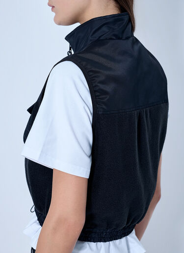 LN-CC® - Cecilie Bahnsen: Soft Fleece Vest - Black Cecilie Bahnsen Soft Fleece Vest Black cec0266011