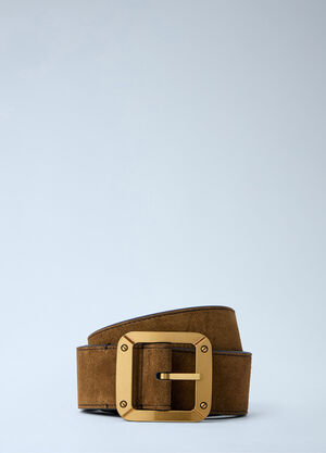 Acne Studios Square Buckle Reversible Belt Brown acn0264018