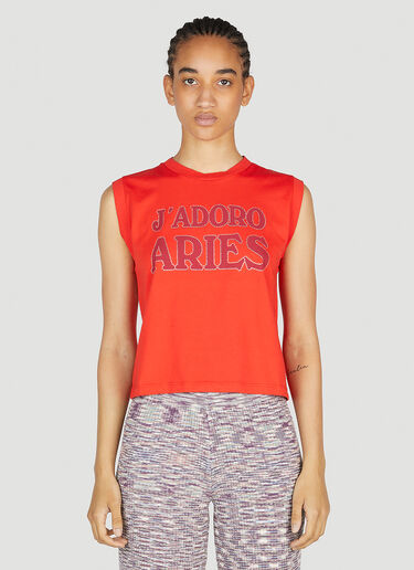 Aries J'adoro Aries 디아만테 슈렁큰 탑 레드 ari0252002