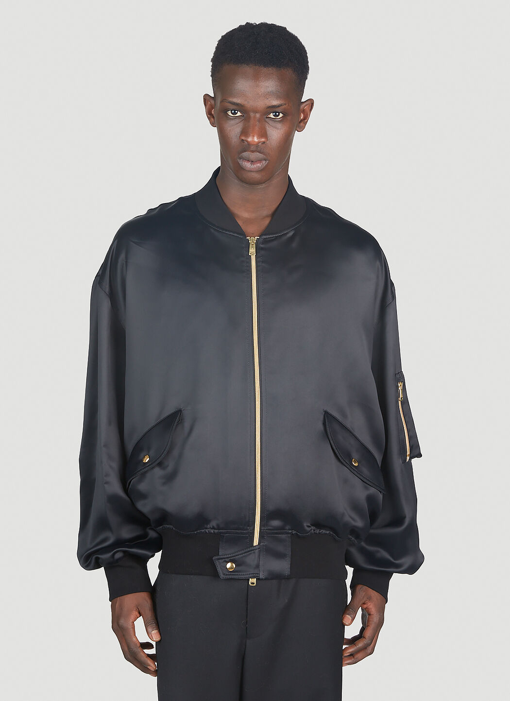 Vivienne Westwood Bernardo Bomber Jacket in Black LN CC