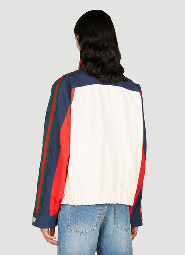 Gucci 인터로킹 G 컬러 블록 트랙 재킷 화이트 guc0153041