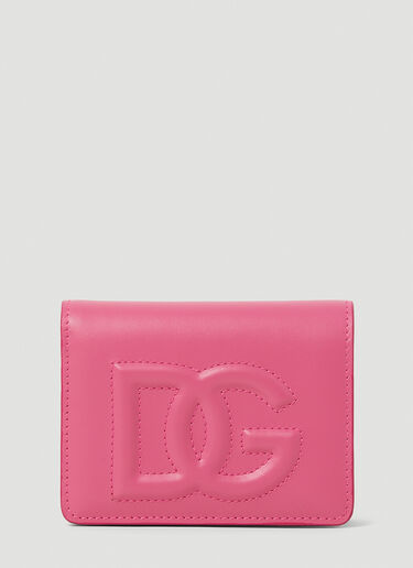 Logo Embossed Biofold Wallet Dolce & Gabbana Logo Embossed Biofold Wallet Pink dol0253030
