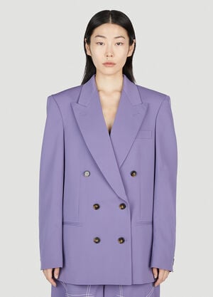 Stella McCartney Oversized Double Breasted Jacket Black stm0254001