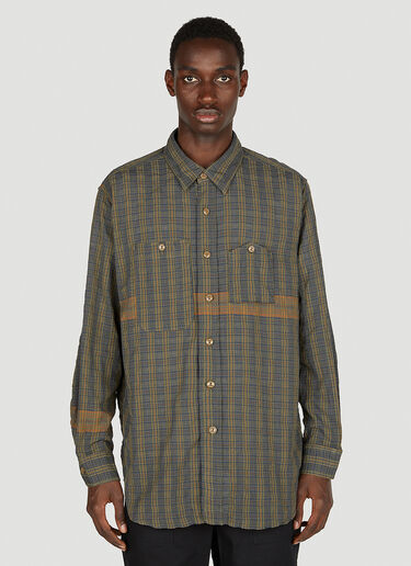 Engineered Garments 워크 셔츠 그린 egg0152005