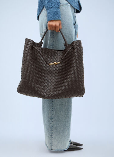 Bottega Veneta Large Andiamo Handbag Brown bov0254058