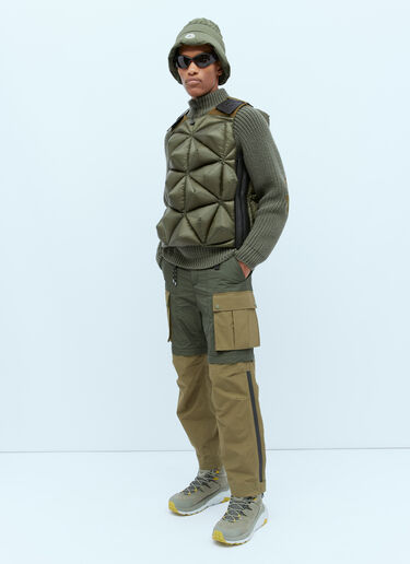 Moncler x Pharrell Williams ホーリーダウンベスト グリーン mpw0154003