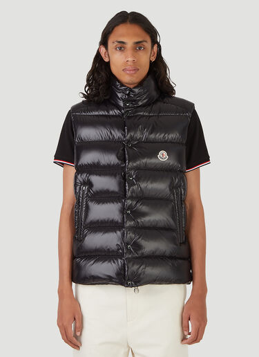 Moncler Tibb Down Vest Jacket Black mon0146015