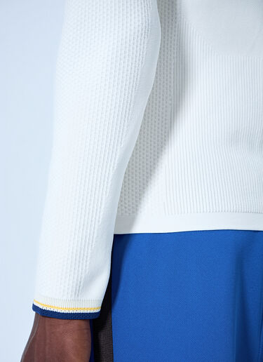 LN-CC® - Y-3 X WB: Knit Base Top - White Y-3 X WB Knit Base Top White ywb0364009