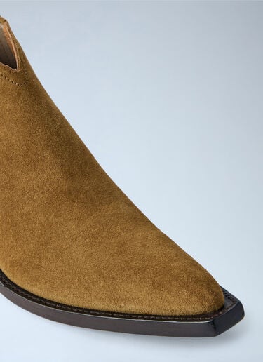 Maison Margiela Heel-Less Western Chelsea Boots  Brown mla0264057