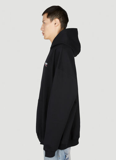 Balenciaga Political Campaign Hooded Sweatshirt Black bal0152054