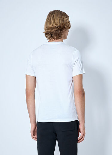 LN-CC® - Moncler: Logo Patch T-Shirt - White Moncler Logo Patch T-Shirt White mon0165018