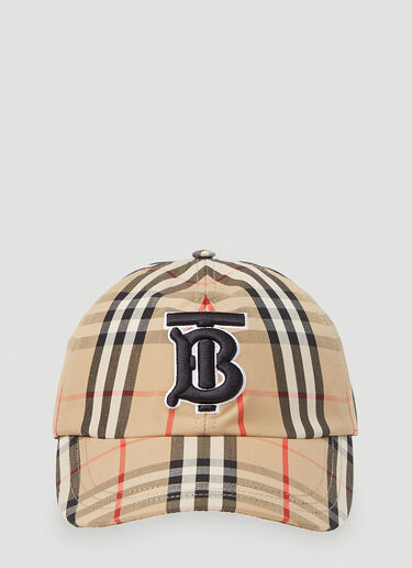 Burberry TB Monogram Baseball Cap Beige bur0152023