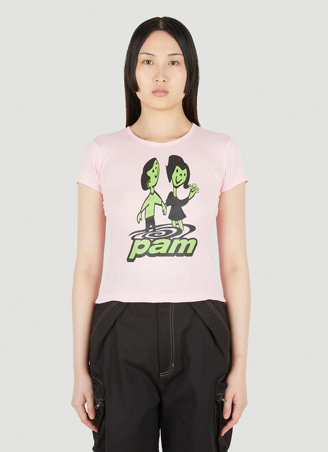 Boiler Room x P.A.M. Greenies Sisi T-Shirt Red bor0350005