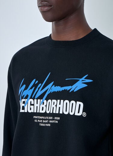 Yohji Yamamoto x Neighborhood Cotton Sweatshirt Black yoy0164006