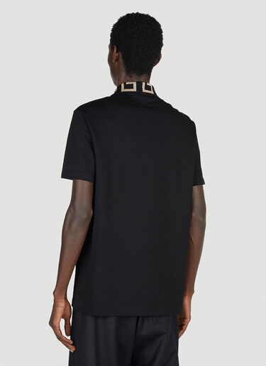 Versace Cotton Polo Shirt Black ver0153013
