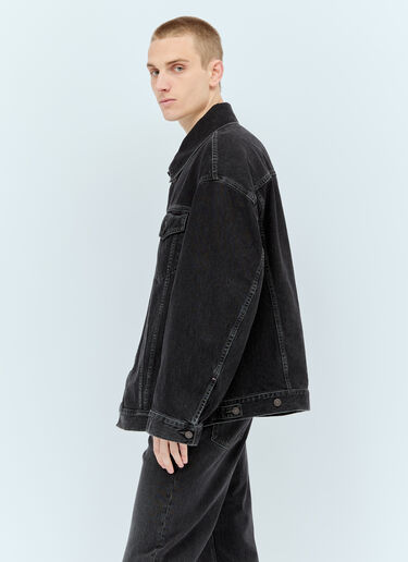 Acne Studios 宽大牛仔夹克  黑色 acn0355002