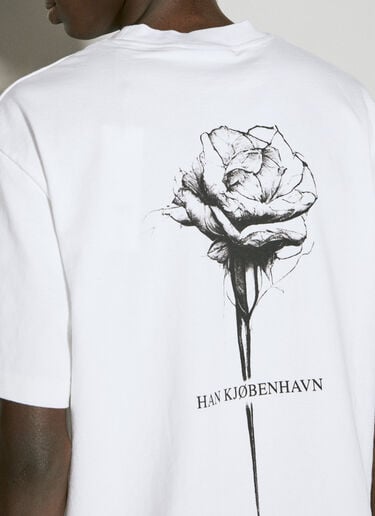 Han Kjøbenhavn ローズボクシーTシャツ ホワイト han0155004