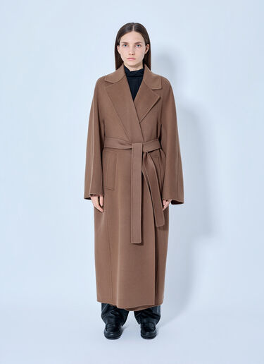 Max Mara Belted Wool Coat Camel max0265233