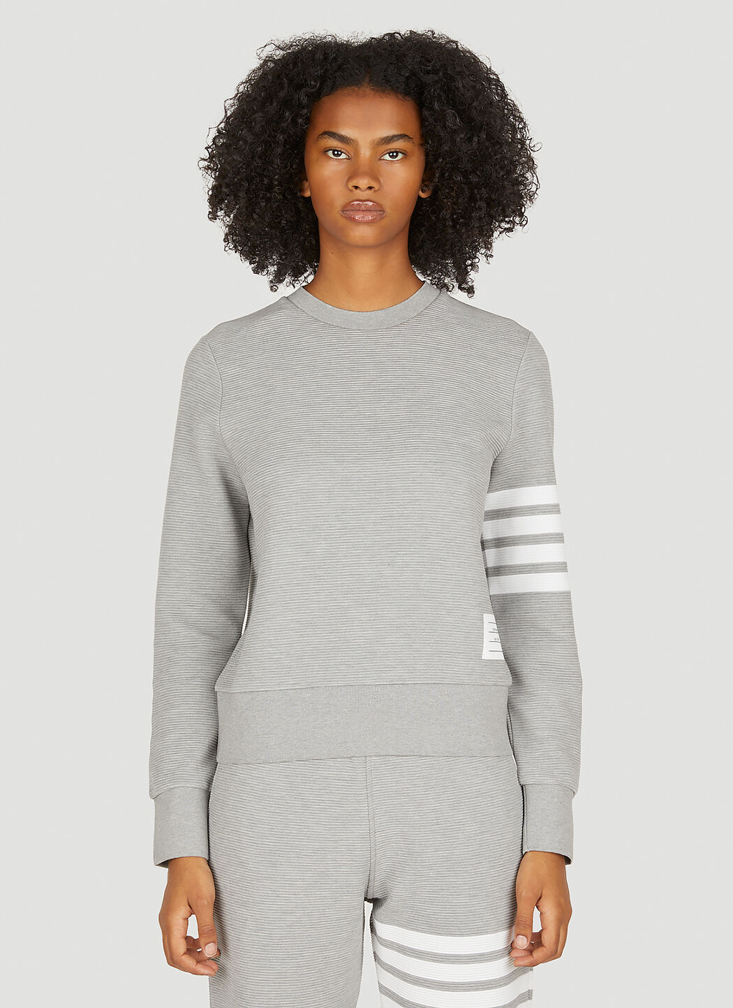 Thom browne grey store sweatshirt