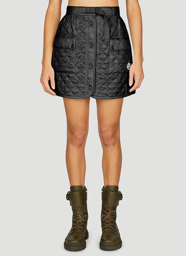 Moncler 绗缝迷你半身裙 黑色 mon0253025