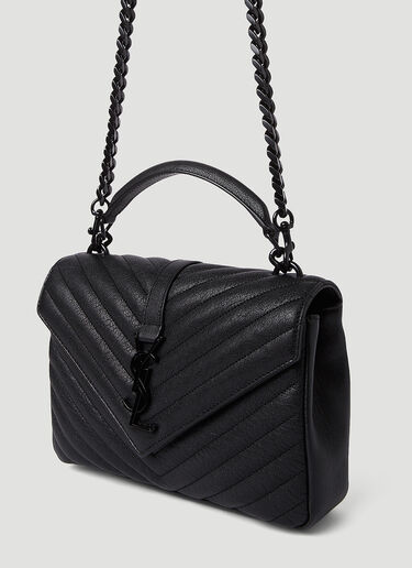 Saint Laurent College Medium Shoulder Bag Black sla0249167