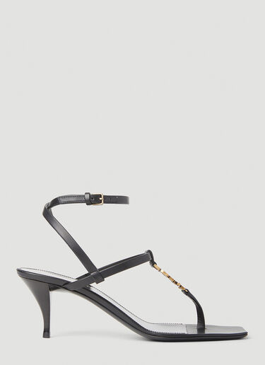 Saint Laurent Cassandra High Heel Sandals Black sla0251179