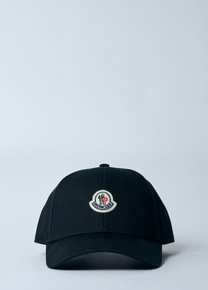Moncler Logo Motif Baseball Cap Black mon0160034