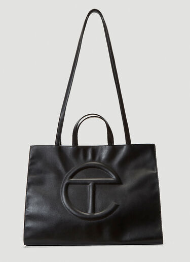 Telfar Large Shopping Bag Black tel0340020