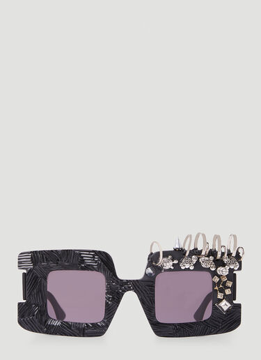 Kuboraum R3 Sunglasses Black kub0354004