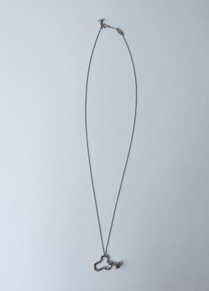 Vivienne Westwood Man. Chuck Pendant Necklace Silver vvw0160019