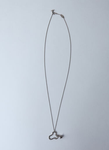 Vivienne Westwood Man. Chuck Pendant Necklace Silver vvw0160019