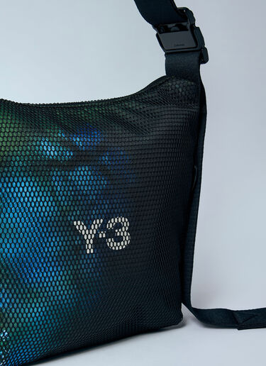 Y-3 Logo Print Crossbody Bag Black yyy0160013