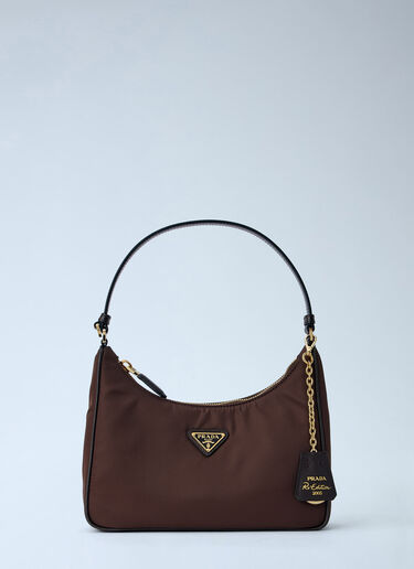 Prada Re-Edition 2005 Re-Nylon and Saffiano Mini Bag Brown pra0266028