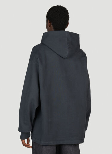 Acne Studios 徽标连帽运动衫 黑色 acn0153010