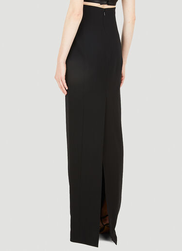Saint Laurent Full Length Skirt Black sla0248013