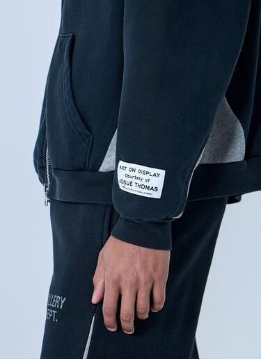Gallery Dept. Zip-Up Logo Hoodie Black gdp0164013
