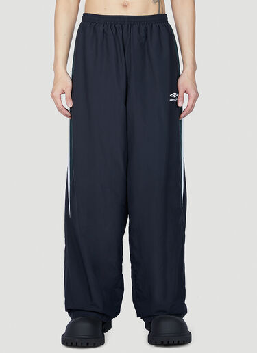 Balenciaga 로고 자수 트랙 팬츠 네이비 bal0151016