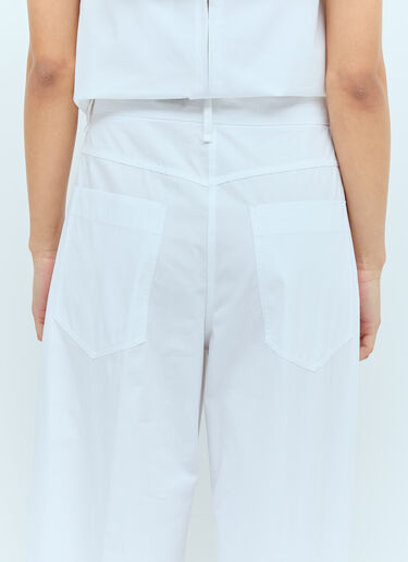 Sportmax Poplin Pants White spx0256006